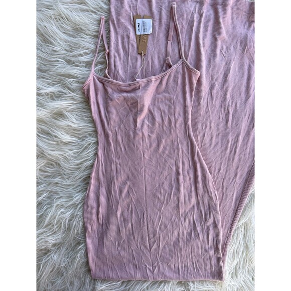 Skims Soft Lounge Petite Long Slip Dress Morganite Size XSP - Picture 5 of 12